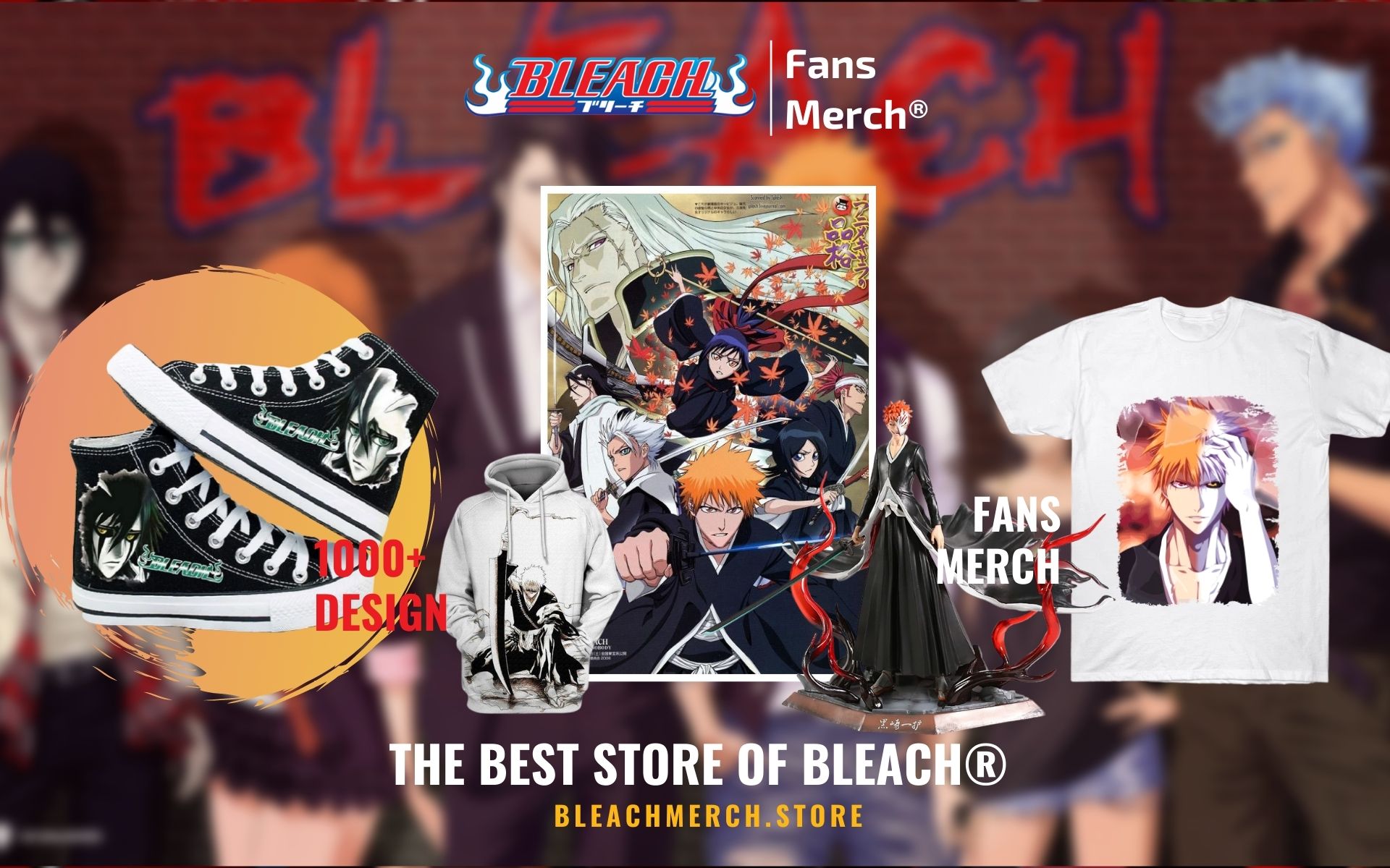 Bleach Merch Web Banner - Bleach Store